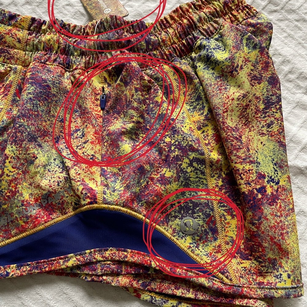 Lululemon athletica sea breeze hotty shorts special edition 4 - Picture 7 of 9